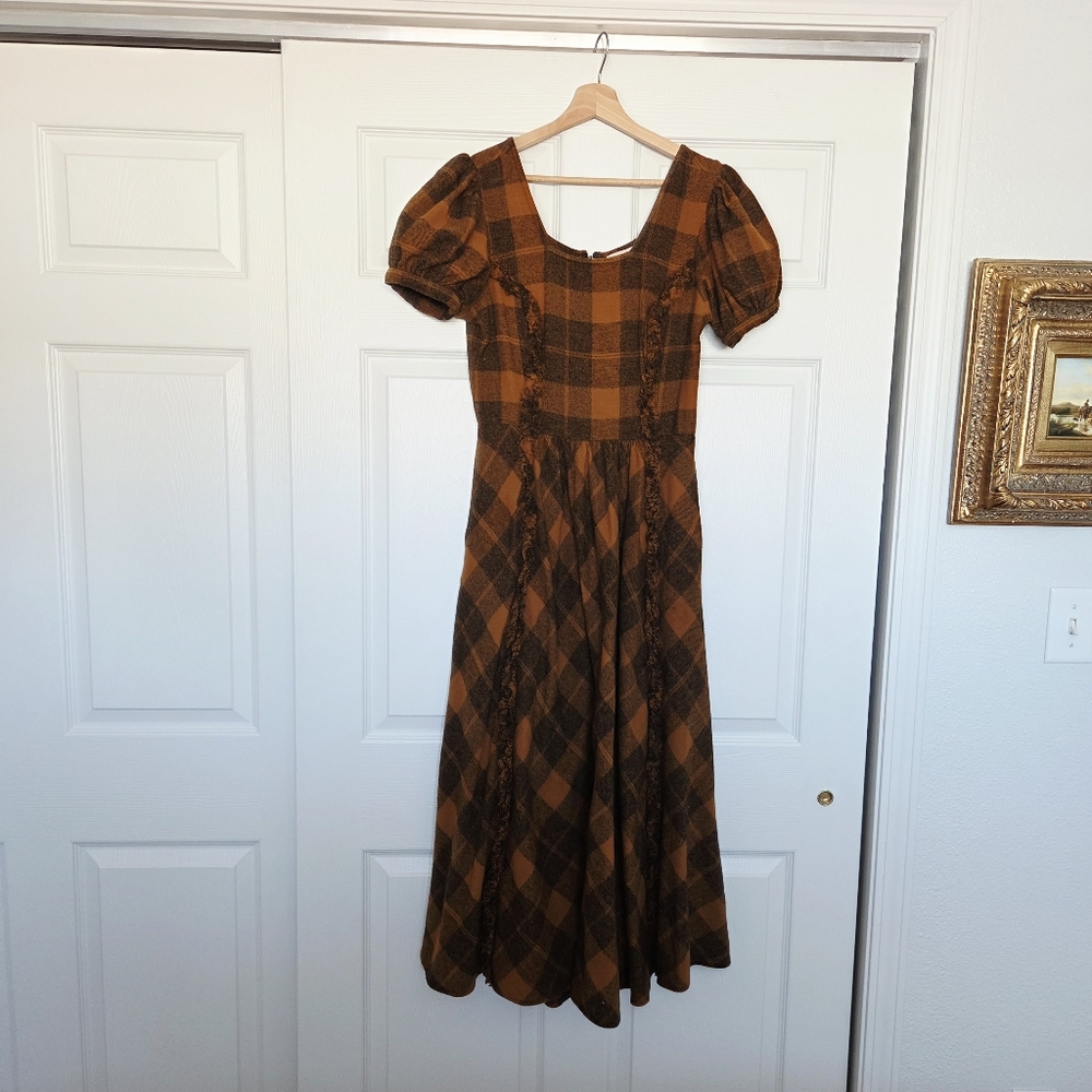 Ivy City Co Kimball Dress Cotton Flannel